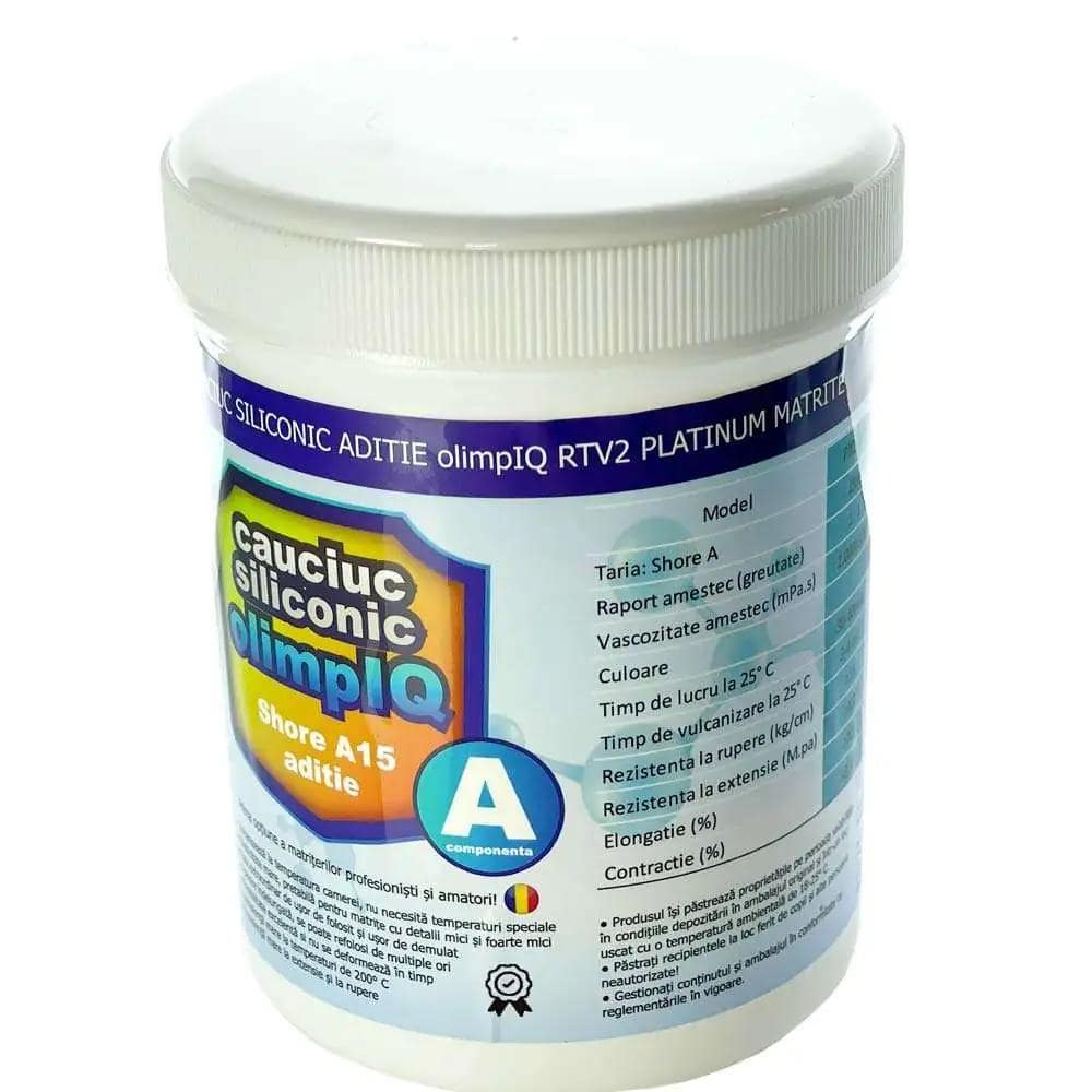 kit 2kg silicon premium aditie olimpIQ shore A15 culoare BLEU