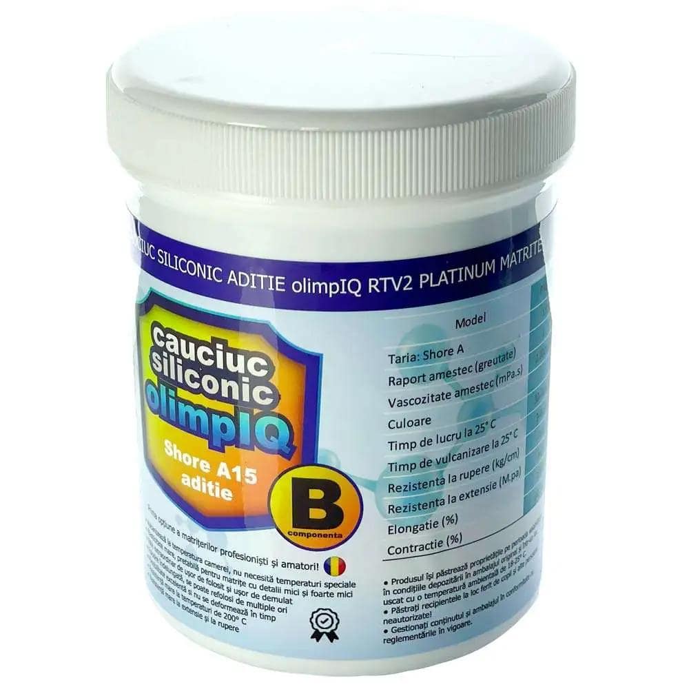 kit 2kg silicon premium aditie olimpIQ shore A15 culoare BLEU - imagine 2